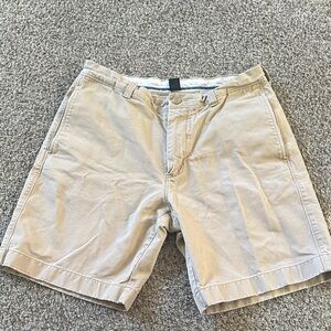 J Crew Cotton Shorts in Light Khaki